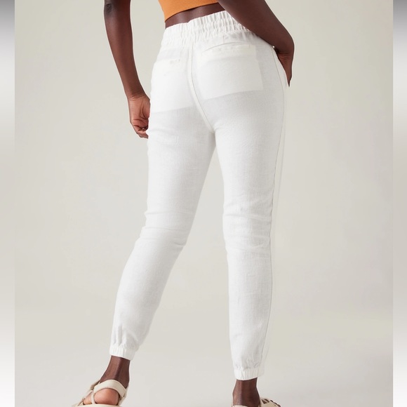 Athleta Cabo Linen Jogger size 8T - Picture 3 of 11